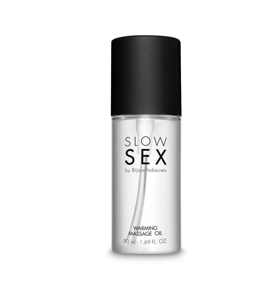 Experience the ultimate passion with our coconut-scented warming oil from the Slow Sex brand.