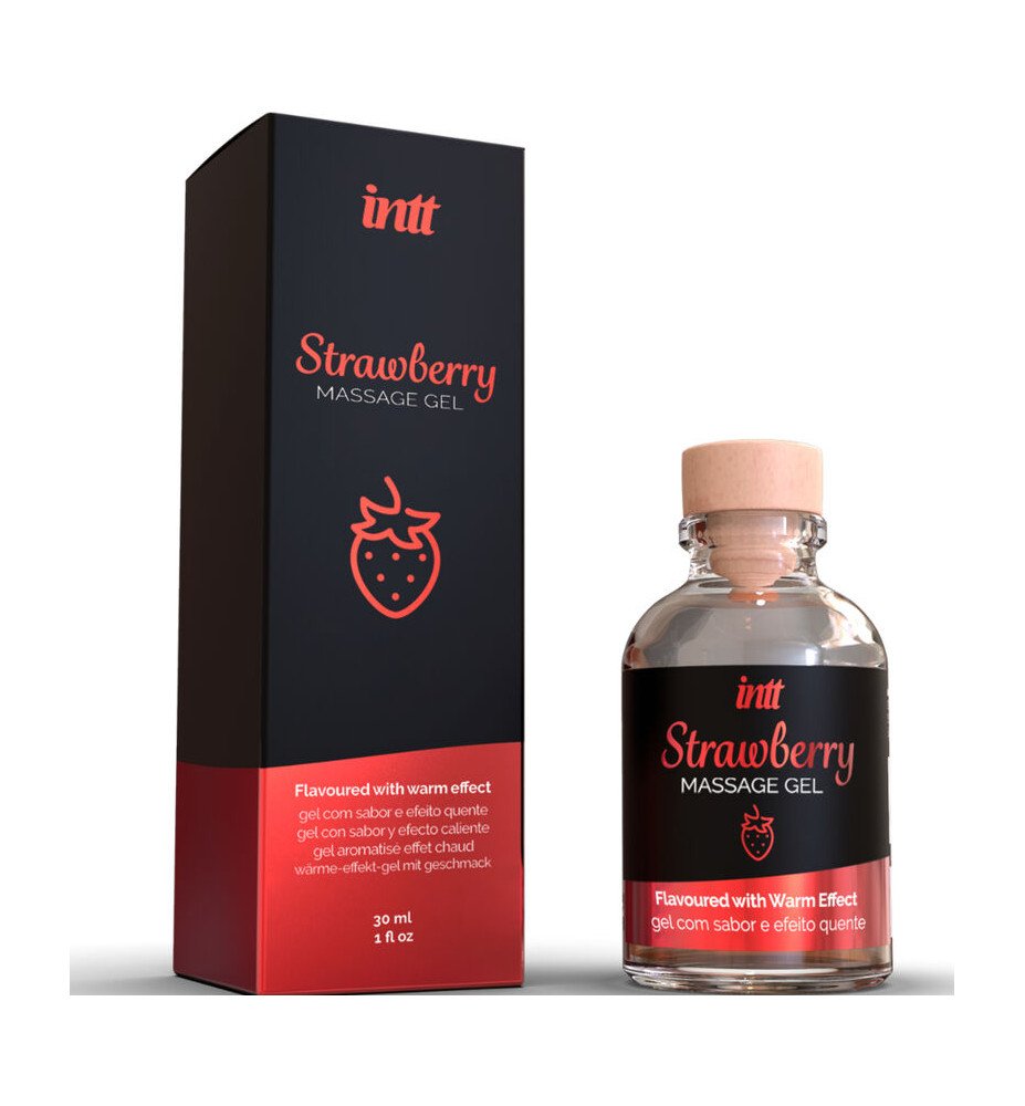Succombez à la tentation, savourez chaque instant avec notre Gel Aphrodisiaque à la Fraise !