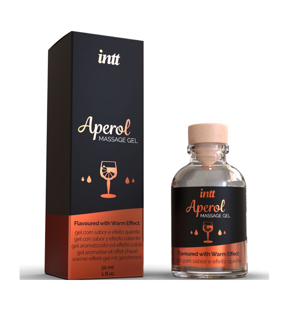 Laissez-vous tenter par notre gel de massage Apérol Drink de la marque Intt. Laissez-vous tenter par notre gel de massage Apérol Drink de la marque Intt.