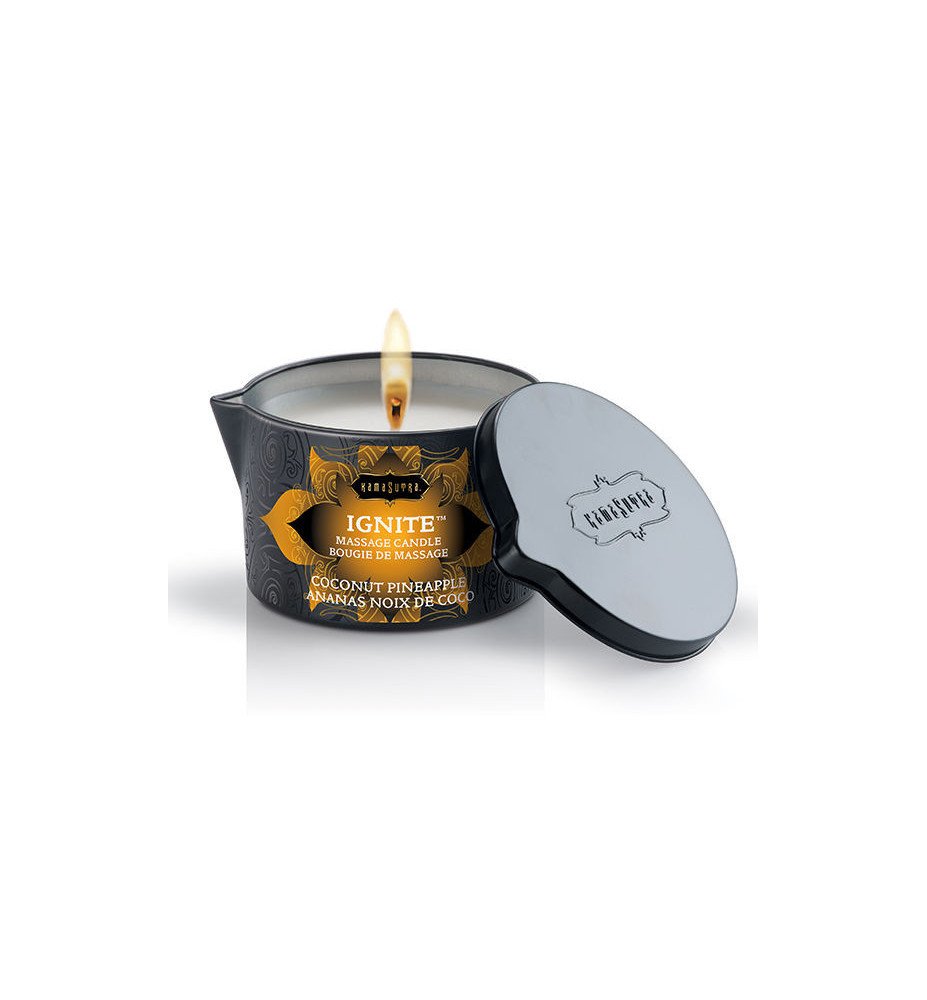 Laissez-vous séduire par une atmosphère exotique et sensuelle grâce à nos bougies parfumées de massage Kamasutra. Laissez-vous séduire par une atmosphère exotique et sensuelle grâce à nos bougies parfumées de massage Kamasutra.