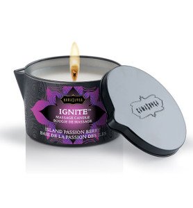 Découvrez cette bougie de massage au parfum des îles et voyagez au pays du bien-être et de la sensualité.