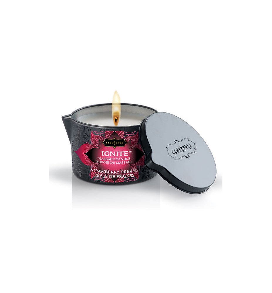 Laissez-vous tenter par une expérience sensuelle à la fraise avec notre incroyable bougie parfumée de massage. Laissez-vous tenter par une expérience sensuelle à la fraise avec notre incroyable bougie parfumée de massage.
