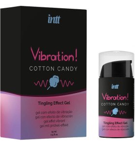 Plongez dans un monde sucré avec notre Gel Vibrant Unisexe Barbe à Papa : Une Invitation à l'Orgasme