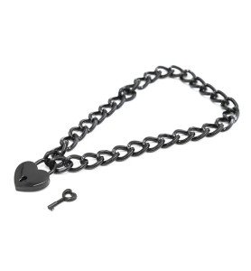 Heart Padlock Necklace -...