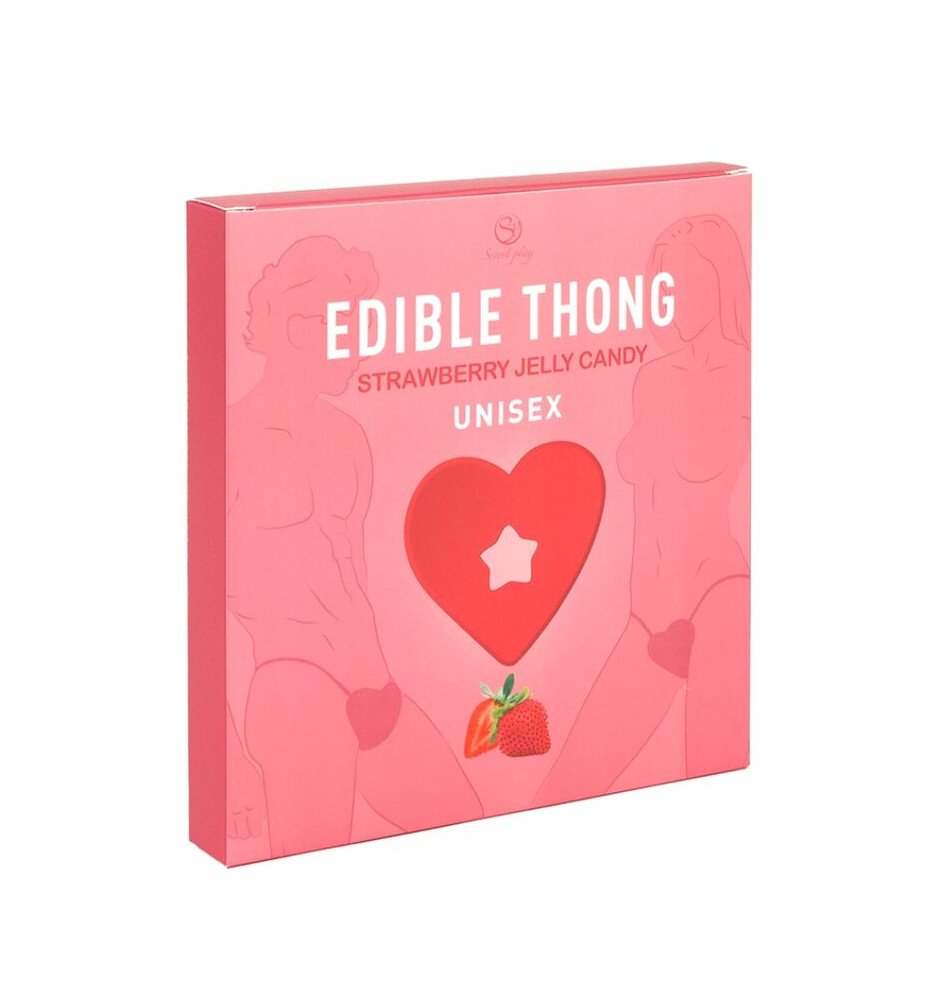 Offrez à votre couple une touche sucrée avec le String Comestible Fraise Offrez à votre couple une touche sucrée avec le String Comestible Fraise