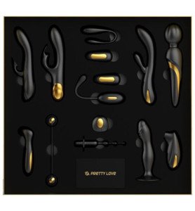 Redonnez vie à votre intimité avec le Coffret Sextoy de Luxe Black & Gold