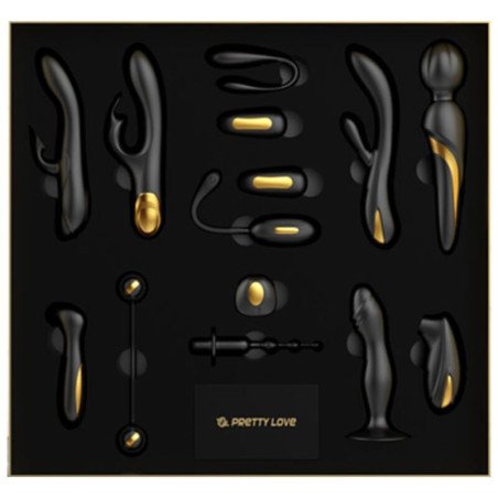 Redonnez vie à votre intimité avec le Coffret Sextoy de Luxe Black & Gold