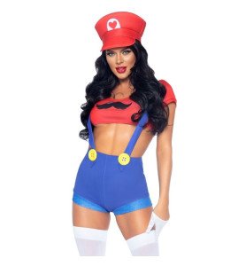 Sexy Mario Bros Cosplay -...