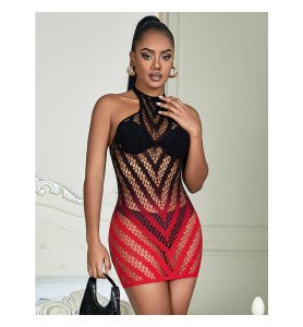 Robe Dos Nu en Résille –...