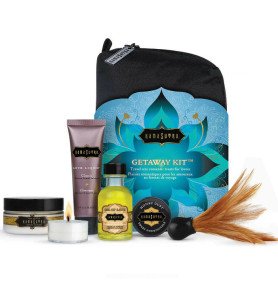 Vivez une expérience romantique et exquise avec notre kit Escapade de la marque Kamasutra.