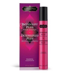 Plongez dans un royaume de jouissance où la passion se décuple avec notre  gel intensifiant chauffant plus pour femme.