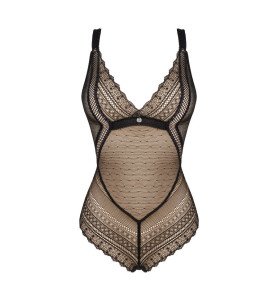 Open Back Black Lace...